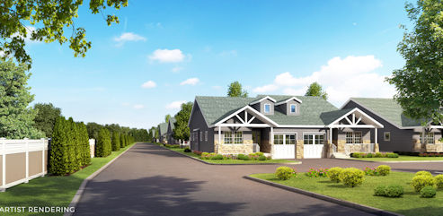 Pines At Bohemia - Front View rendering