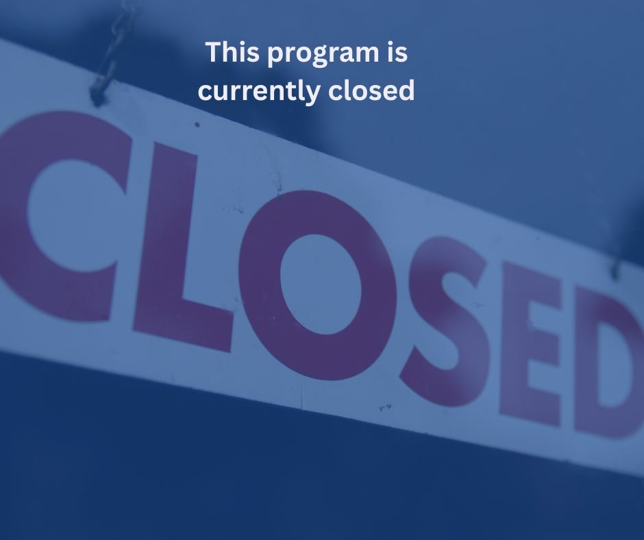 This program is currently closed.